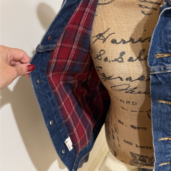 Vintage Levi’s Strauss heavy warm trucker denim / Jean Jacket size 36 - Picture 3 of 13